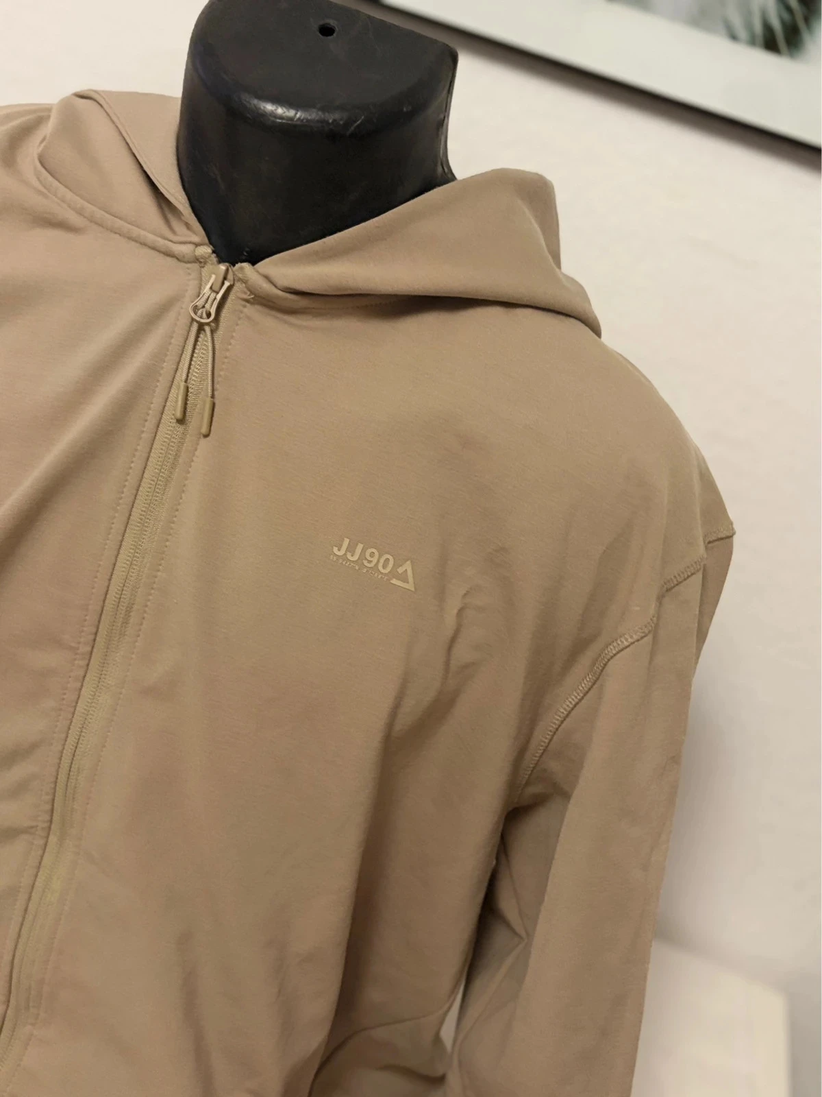 Jack & Jones Core stretch beige zip-up hoodie met capuchon voor heren XL – photo 3